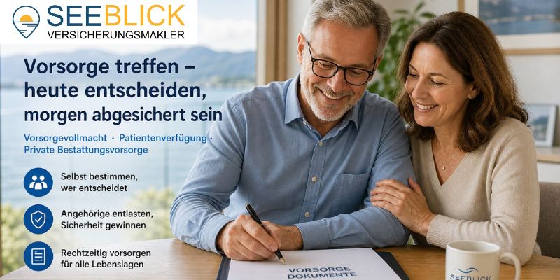 Sorgenfrei Abschied nehmen, Vorsorge Versicherung, Seeblick, Versicherungsmakler am Bodensee