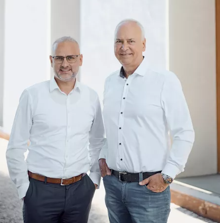 Josef Mager und Arthur Stauber, Versicherungsmakler am Bodensee